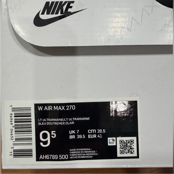 Nike Air Max 270 Light Ultramarine (Women's) - Picture 11 of 11